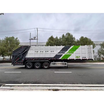 35cbm Semi-Trailer Compressed Rubbish Truck